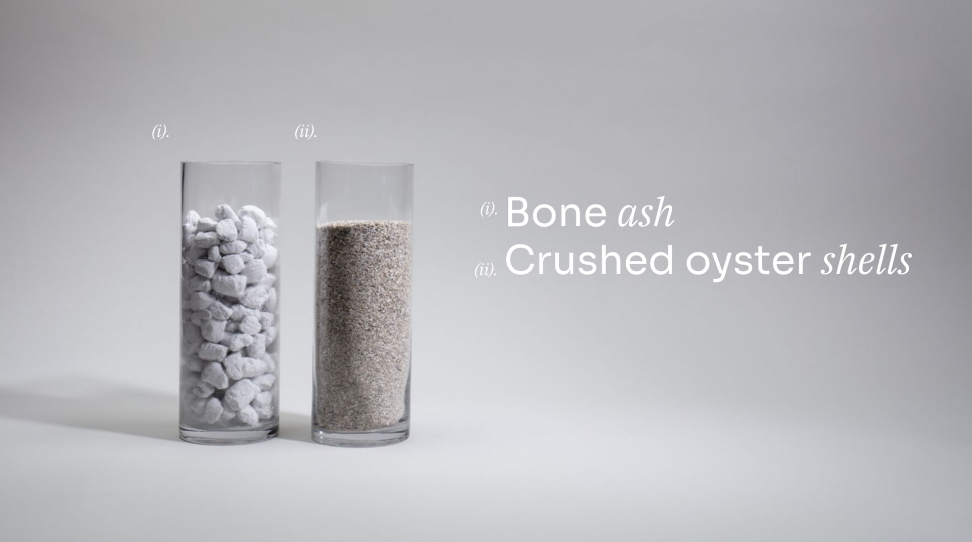 By creating reef structures containing bone-ash and crushed oyster shells, which nourish and accommodate for marine growth, we are able to restore native oyster reefs. 