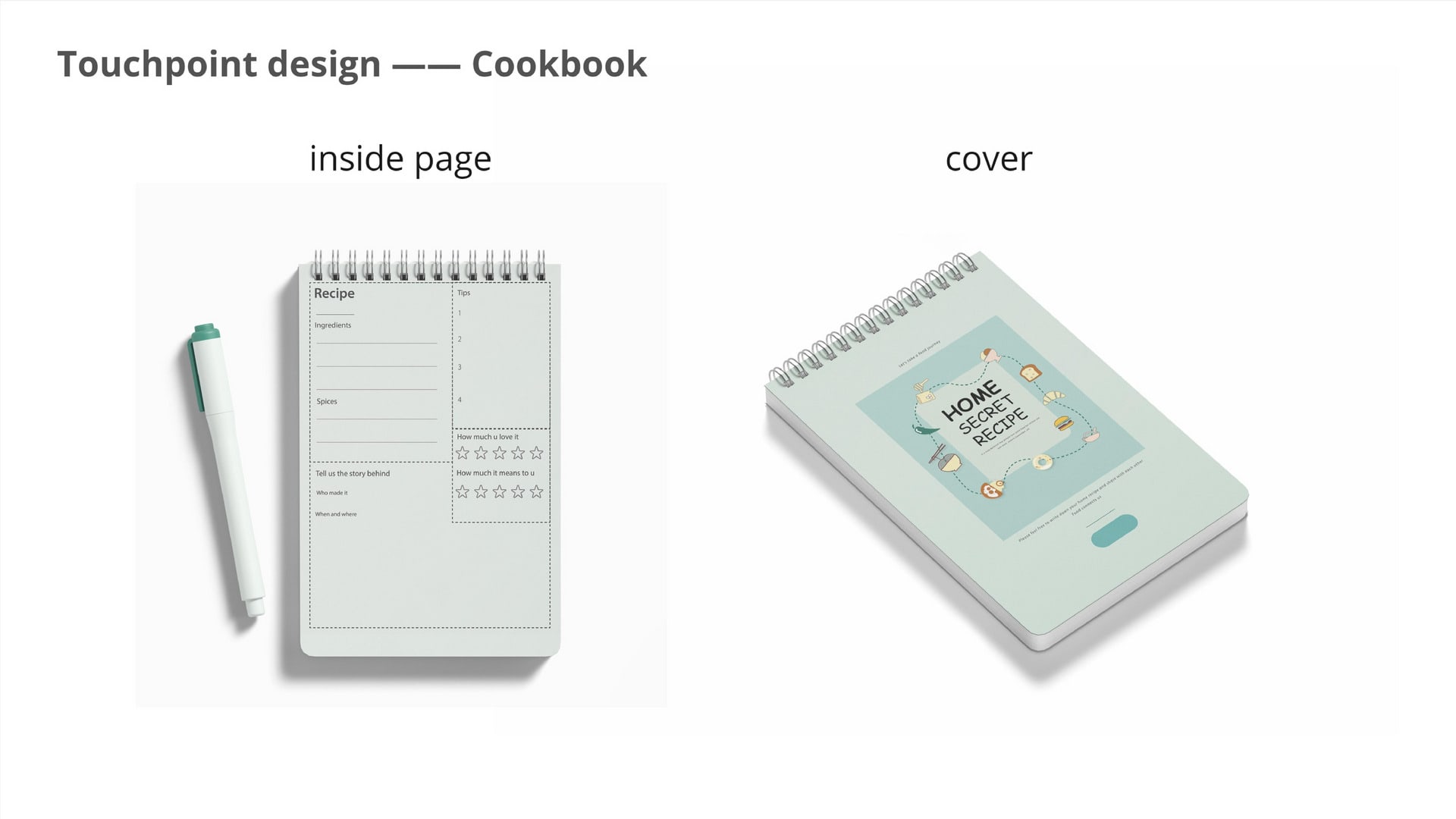 Touchpoint design—Cookbook