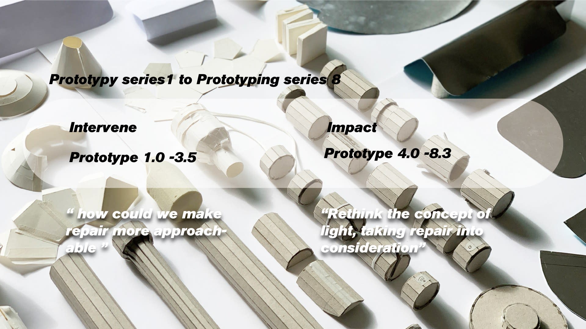 Series of prototyping