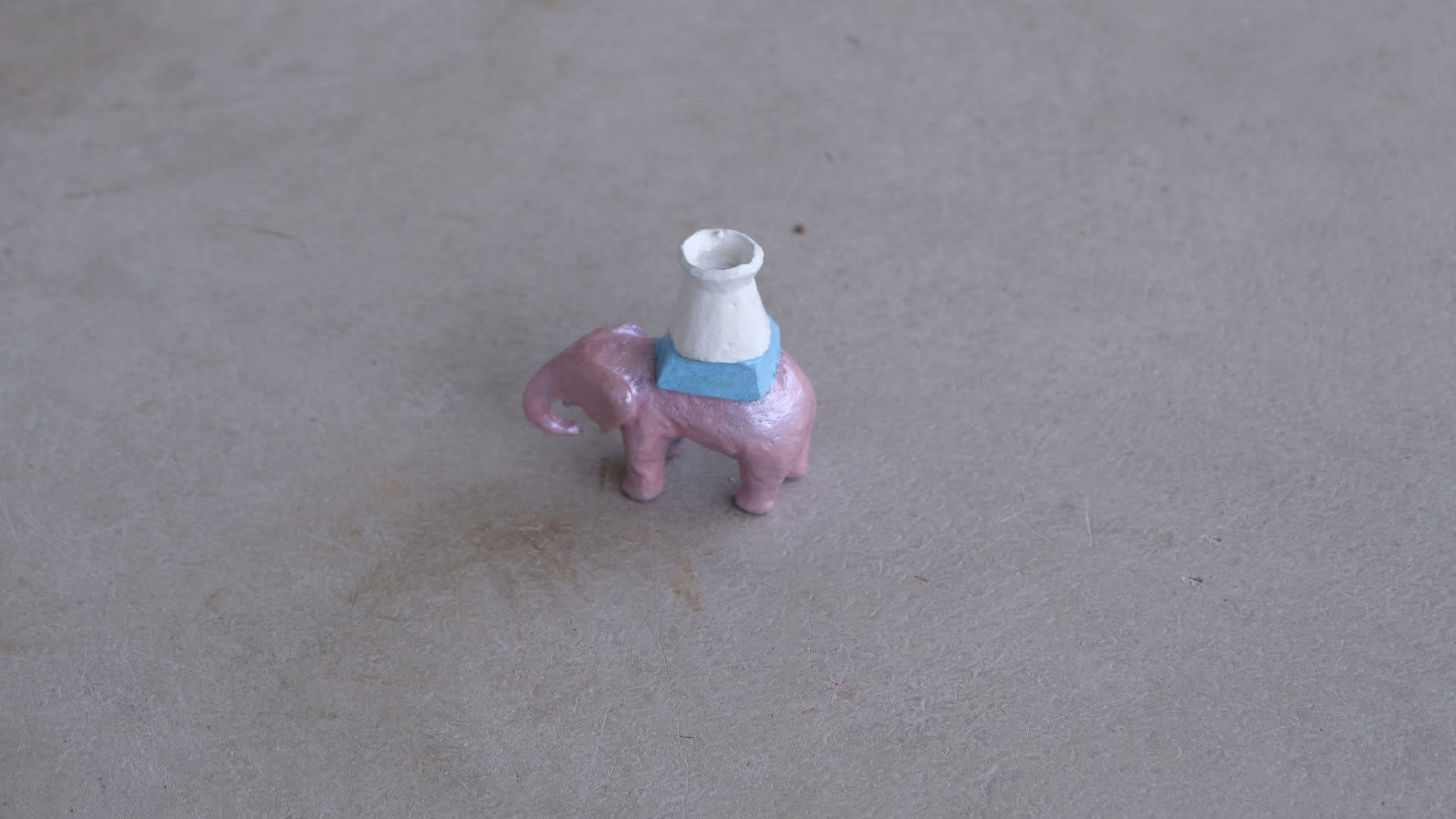 The Elephant: Hand painted in enamel