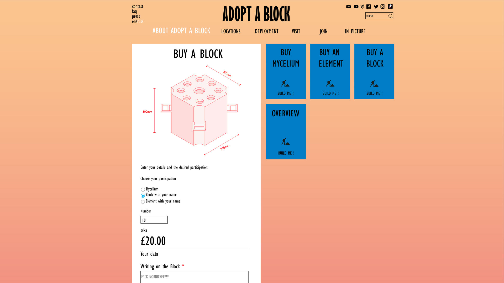 Buy A Block