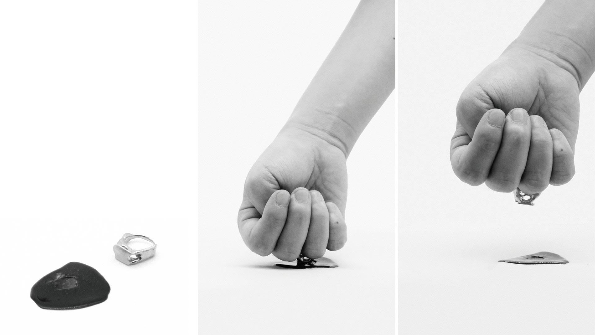 VIsible Forces：Signet Ring, Sterling Silver