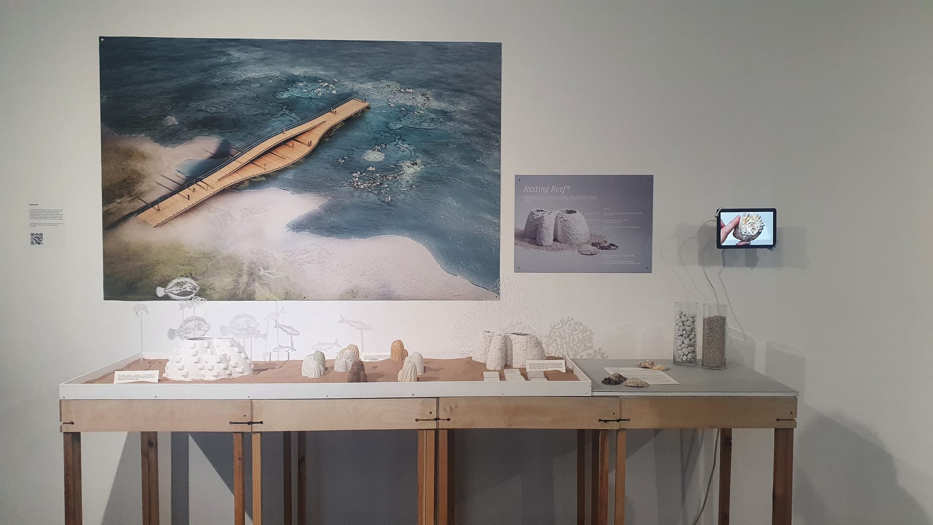 Resting Reef was founded together with Aura Murillo, and has evolved from a project into a startup.
Here exhibited at the Terra Carta Design Lab finalist exhibition.