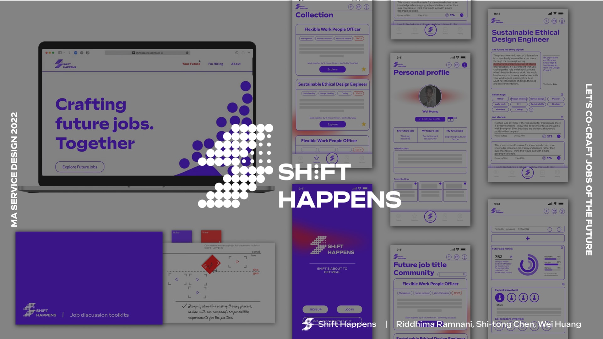 Our service proposition SHIFT HAPPENS aims to provide a value-driven job platform to grow with the skills one has rather than fit into predetermined criteria that no longer align with an organisation.