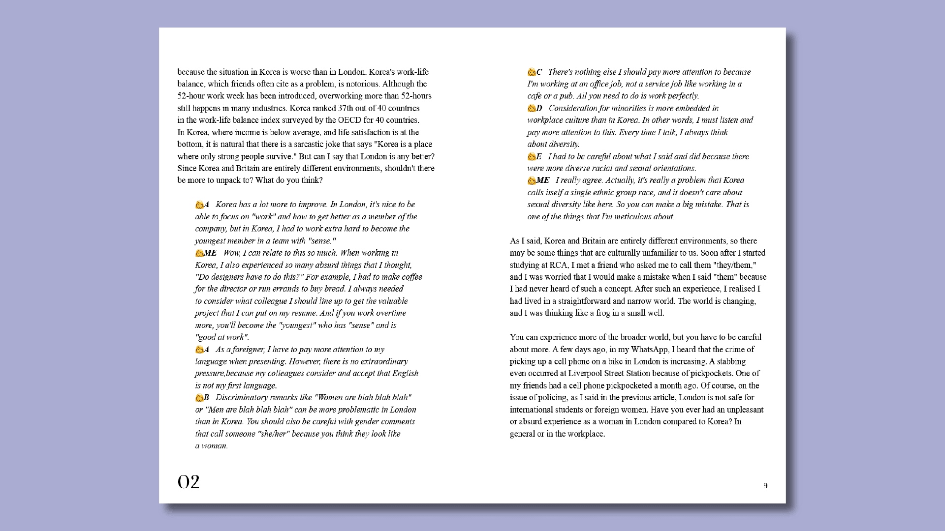 Detailed inner page of book part 2 in English