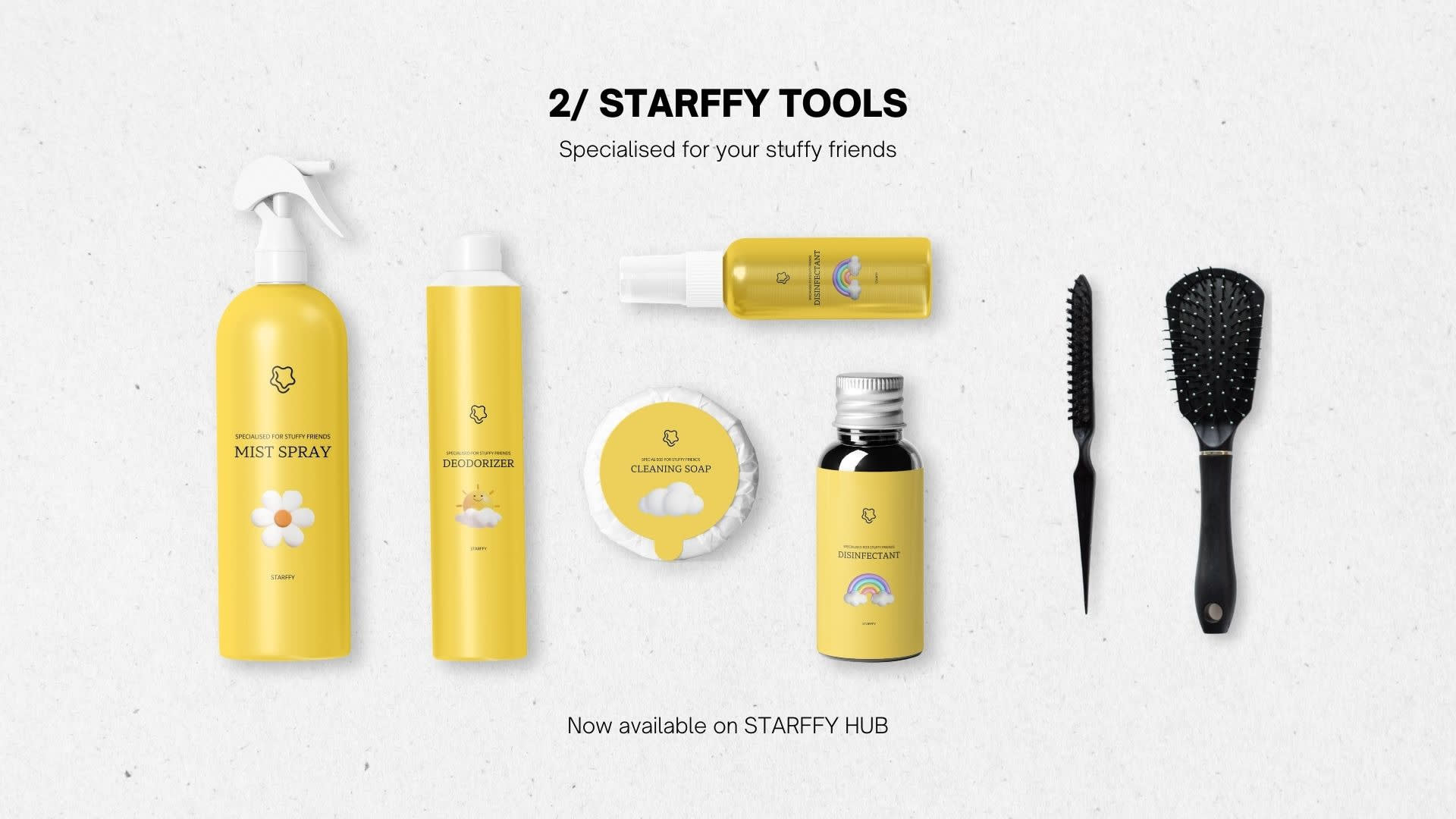 STARYYF tools are specialised for your stuffy friends