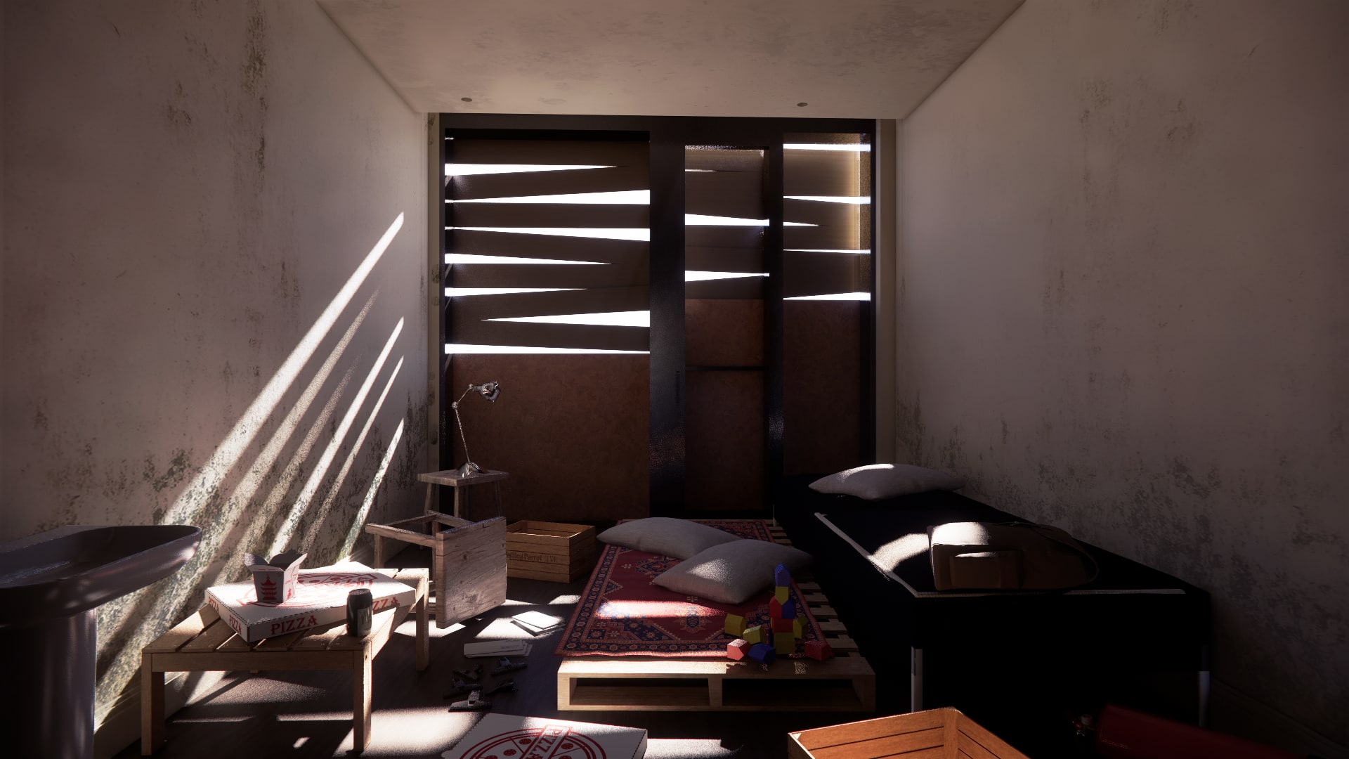Render of interior flat