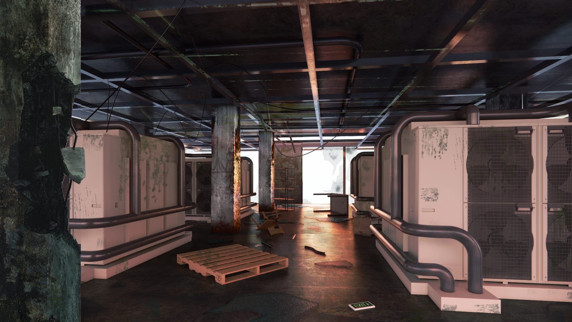 Render of interior floor