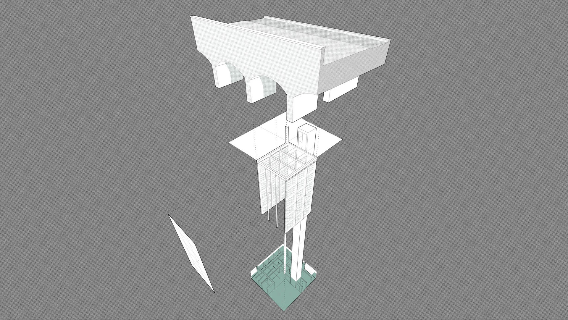 Spatial composition Four - The Basement