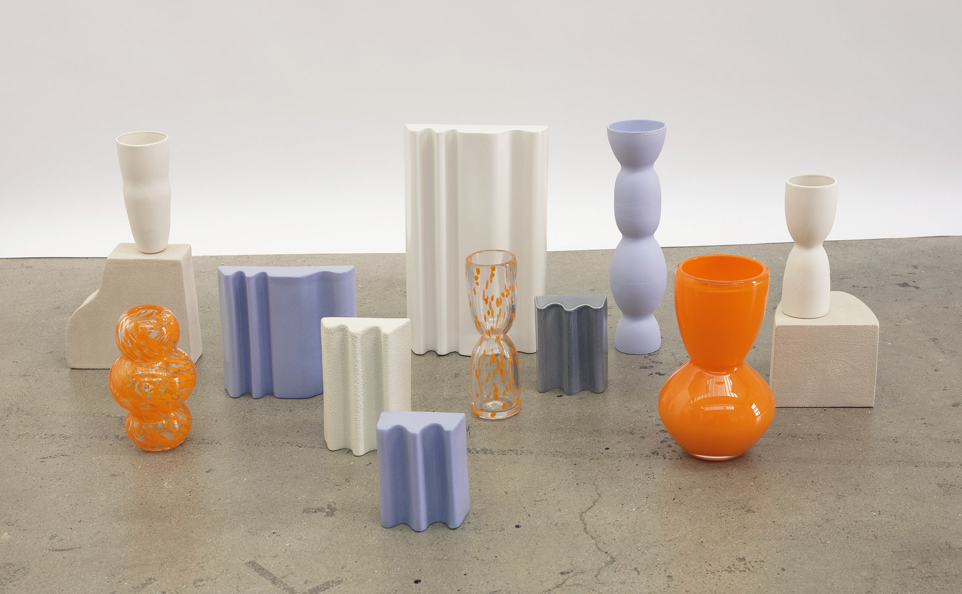 Objects I learn with, Earthenware, porcelain, glass, glaze