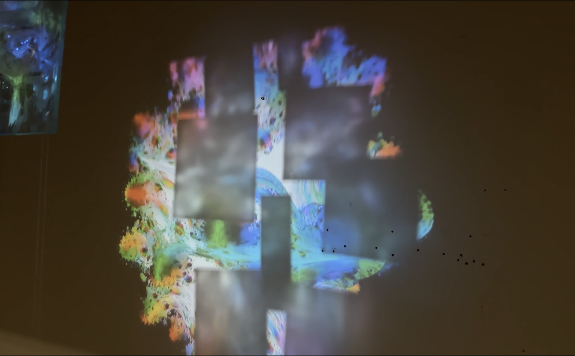 Glass shadows and moving images