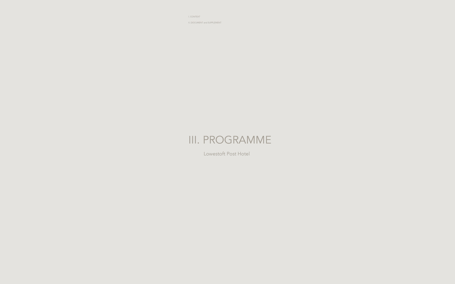 Programme, media item 1