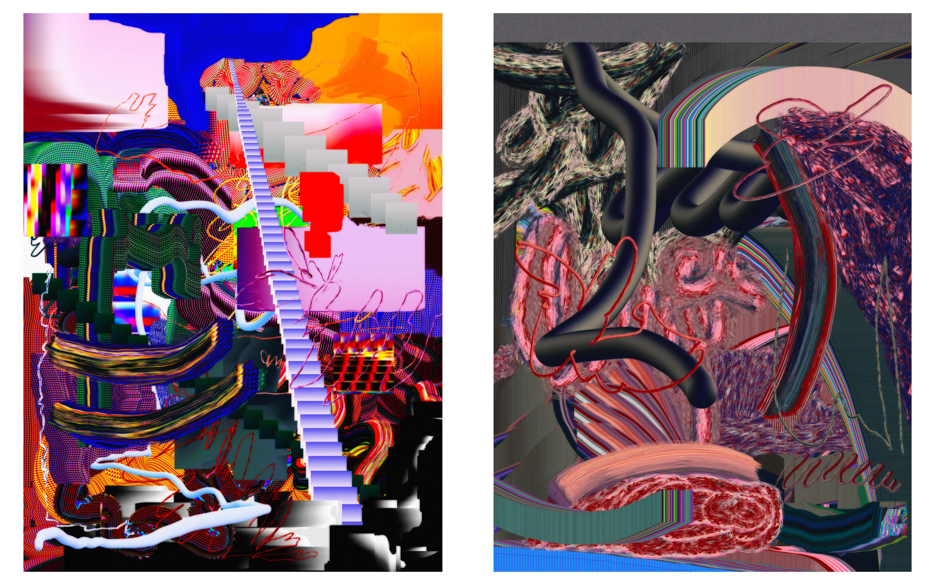 Two Computer drawings/Digital paintings