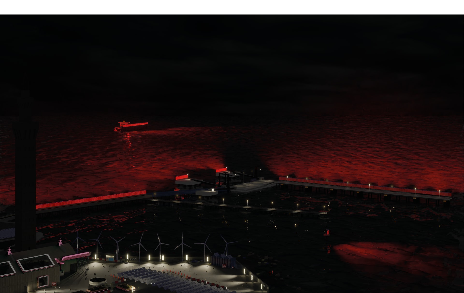 Red Lights of Grimsby Docks