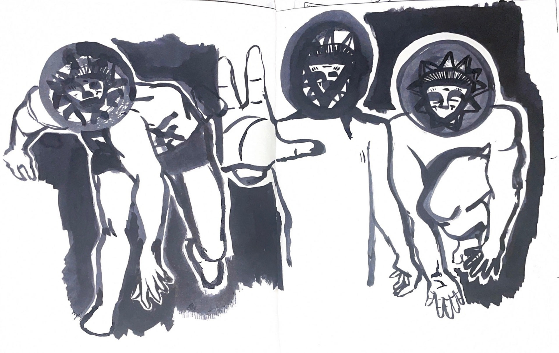 Ink on Cartridge paper