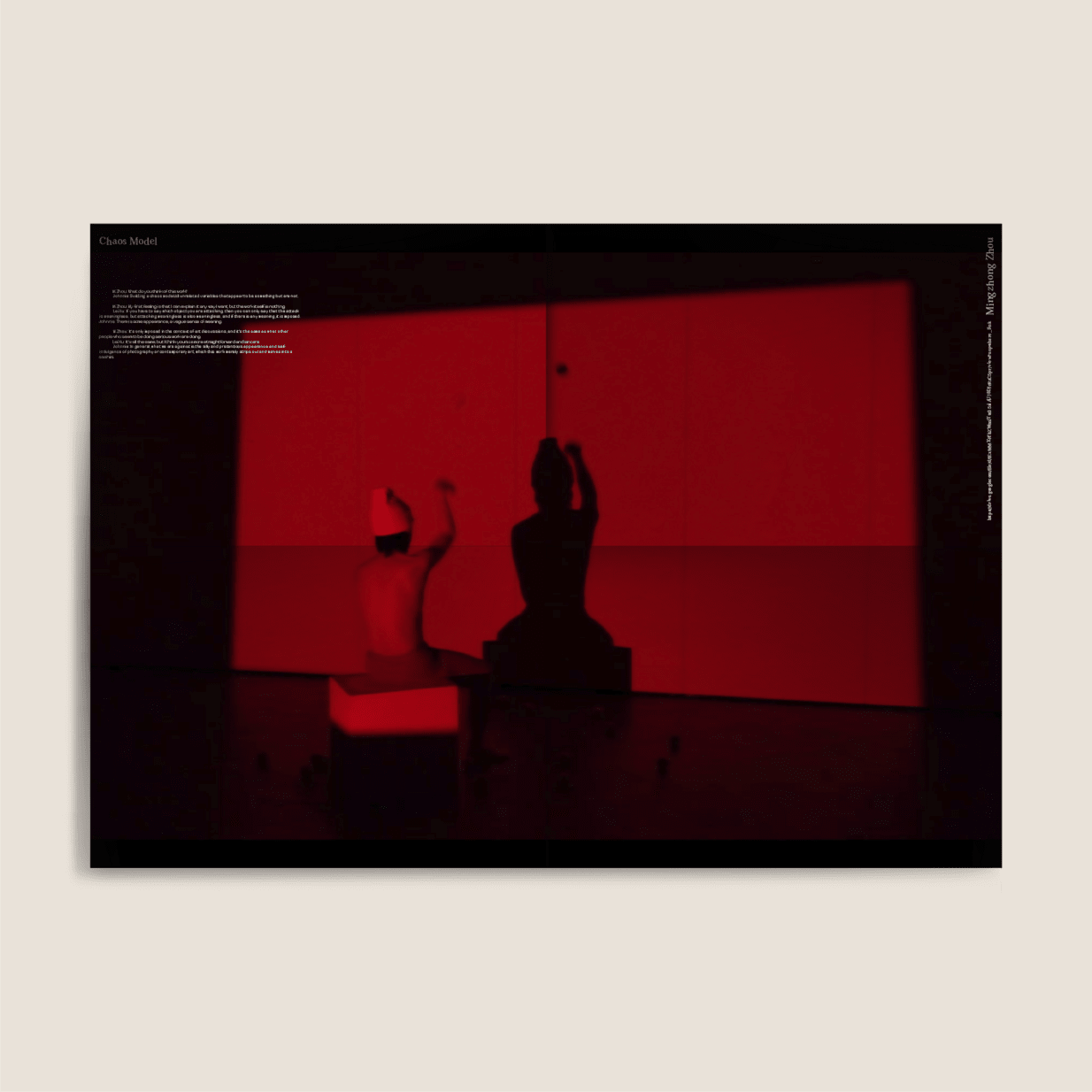 Images demonstrating the poster zine.