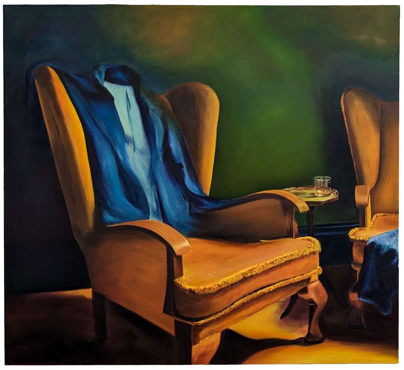 Absence 2022/23, oil on canvas, 80 x 155 cm