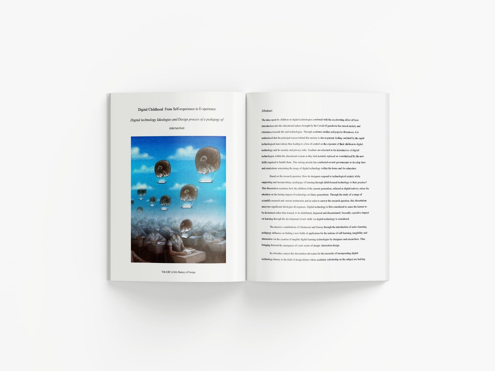 dissertation booklet  designing childhood technology 