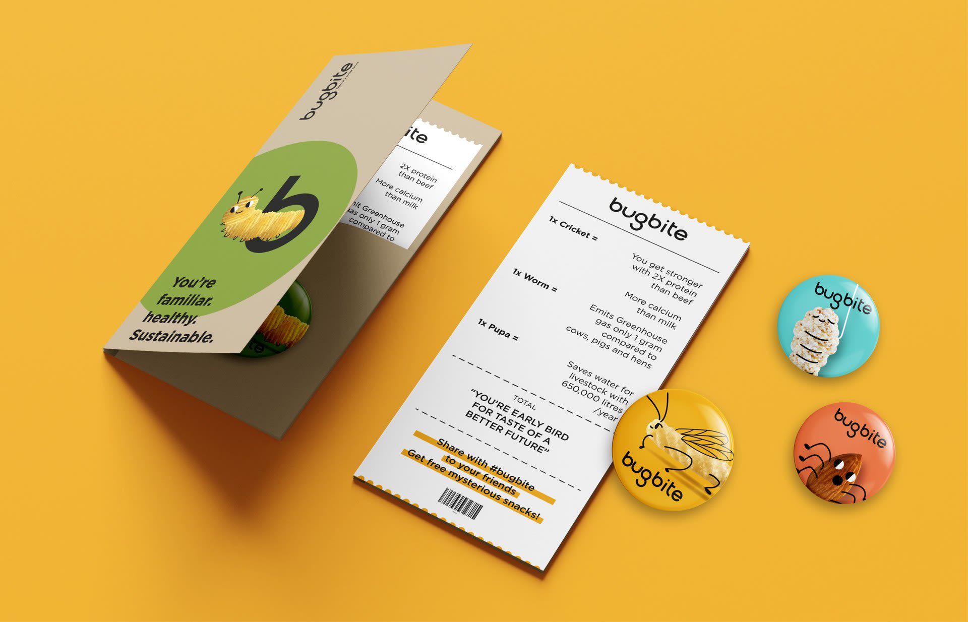 Bugbite special receipt — telling about benefits of eating bugs in terms of health and environment