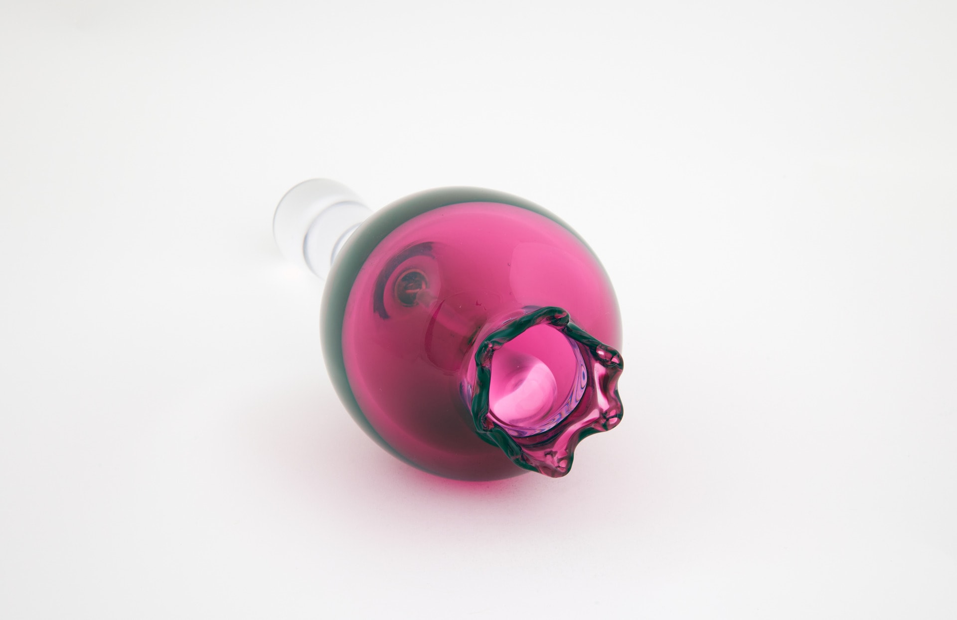 A glass pomegranate bell