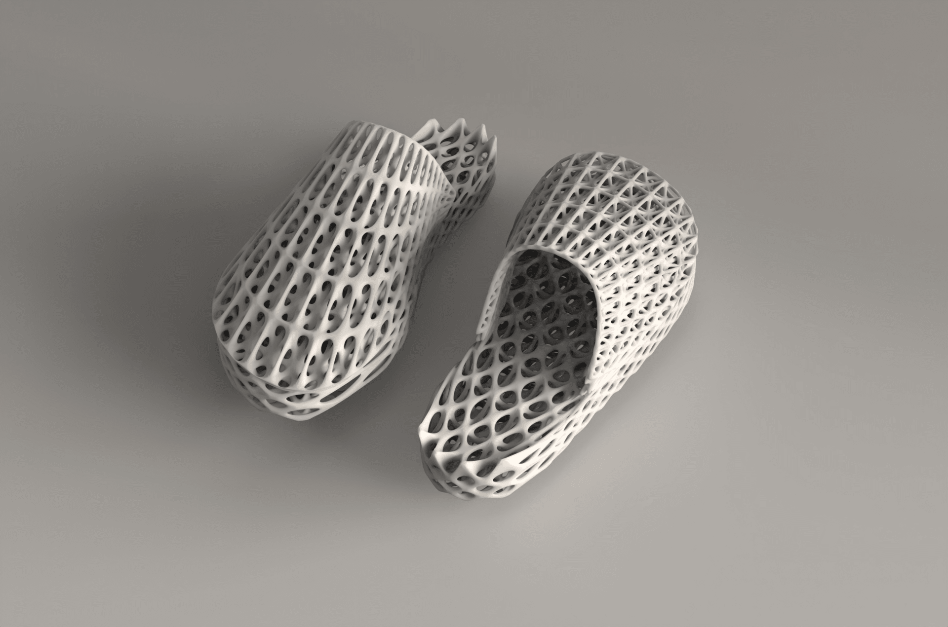 3D render of Parametric Shoe Design