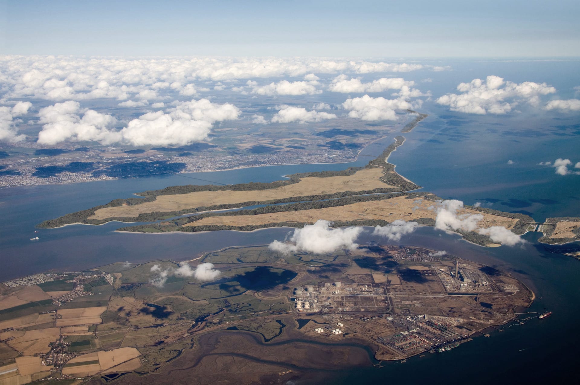 An aerial over the Thames Estuary and our proposal