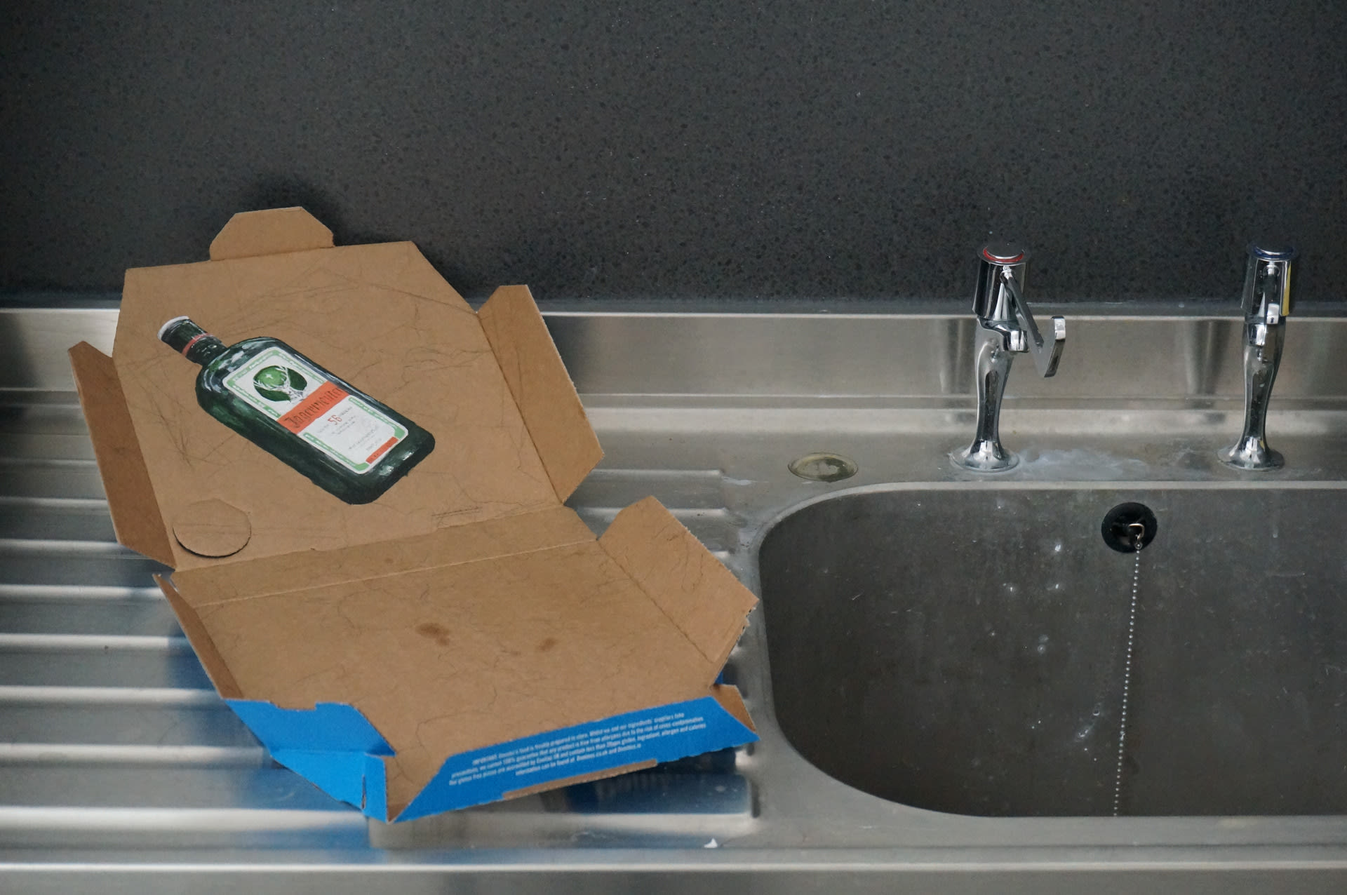 Jager on Domino's Box