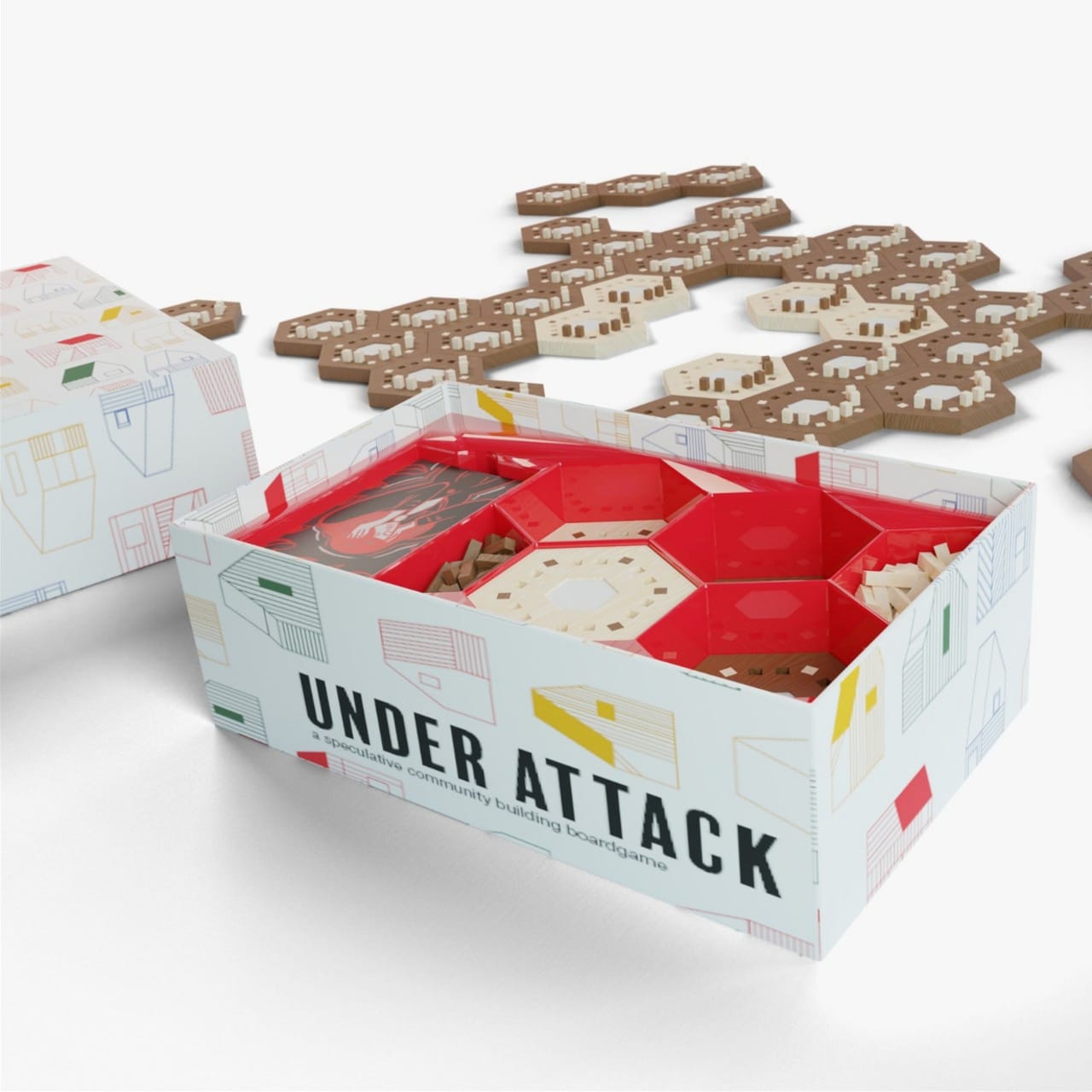 Poster of the board game, Under Attack! 
