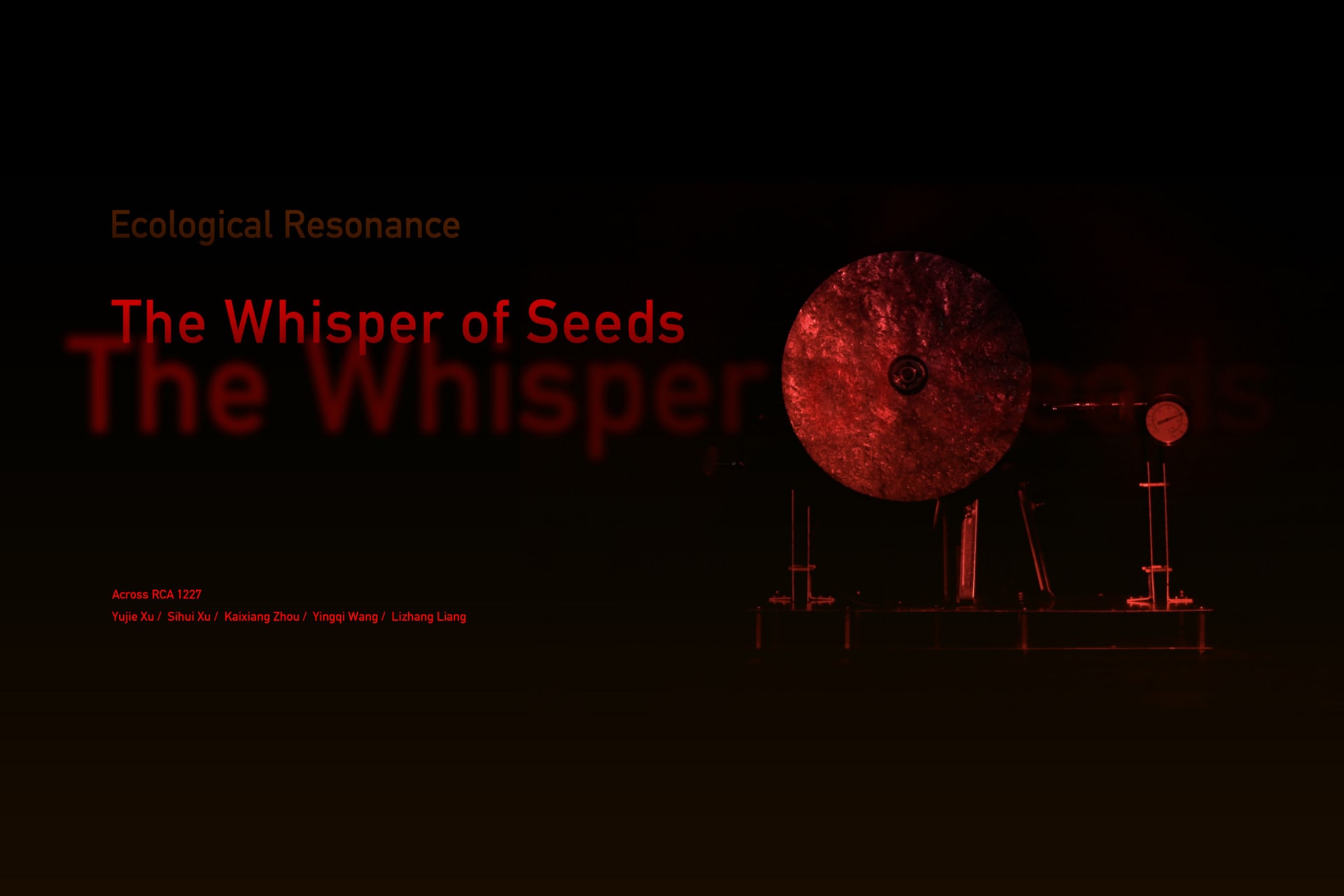 Ecological Resonance - The Whisper of Seeds