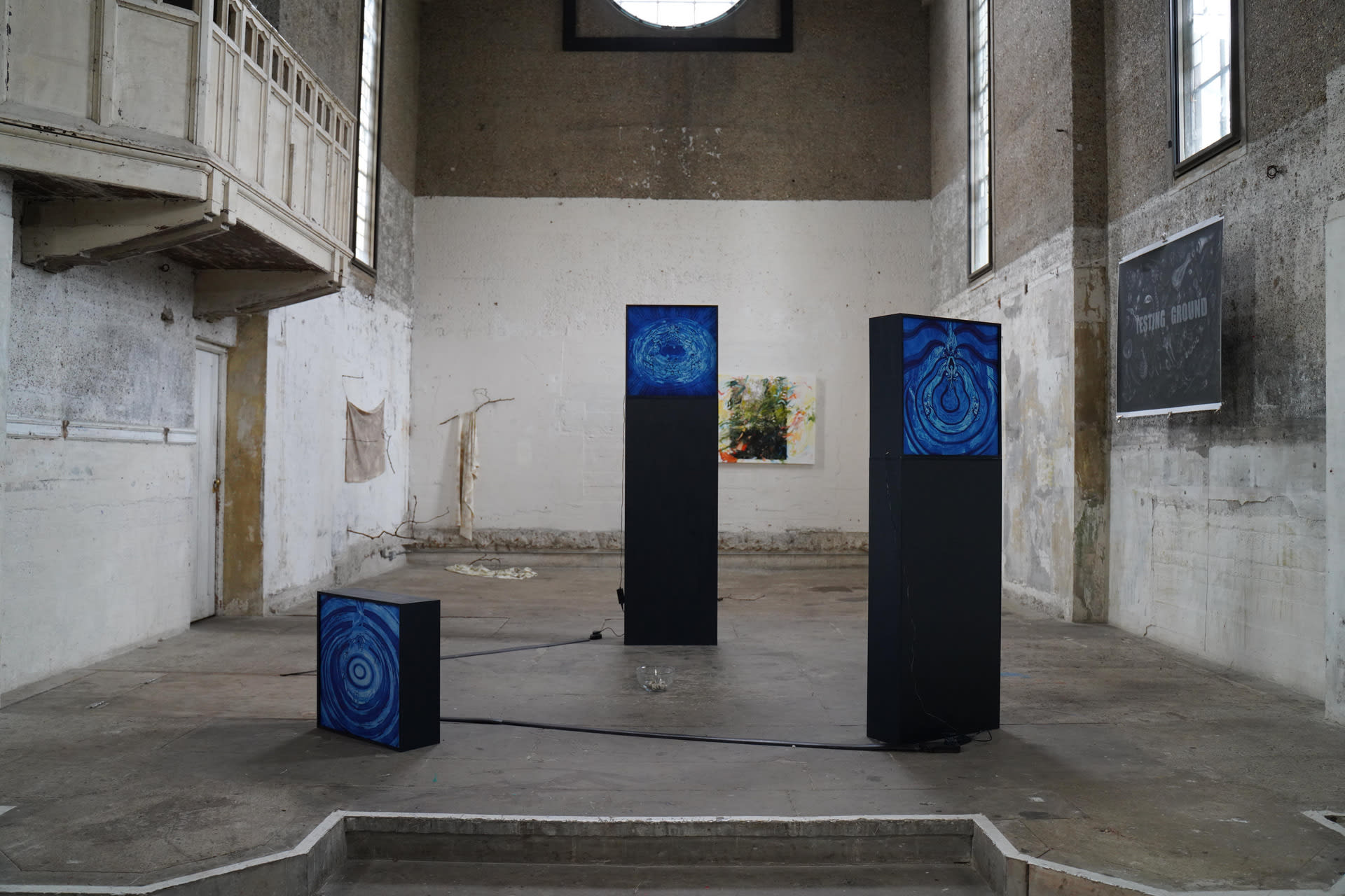 Lightbox installation at the Southwark Park Galleries