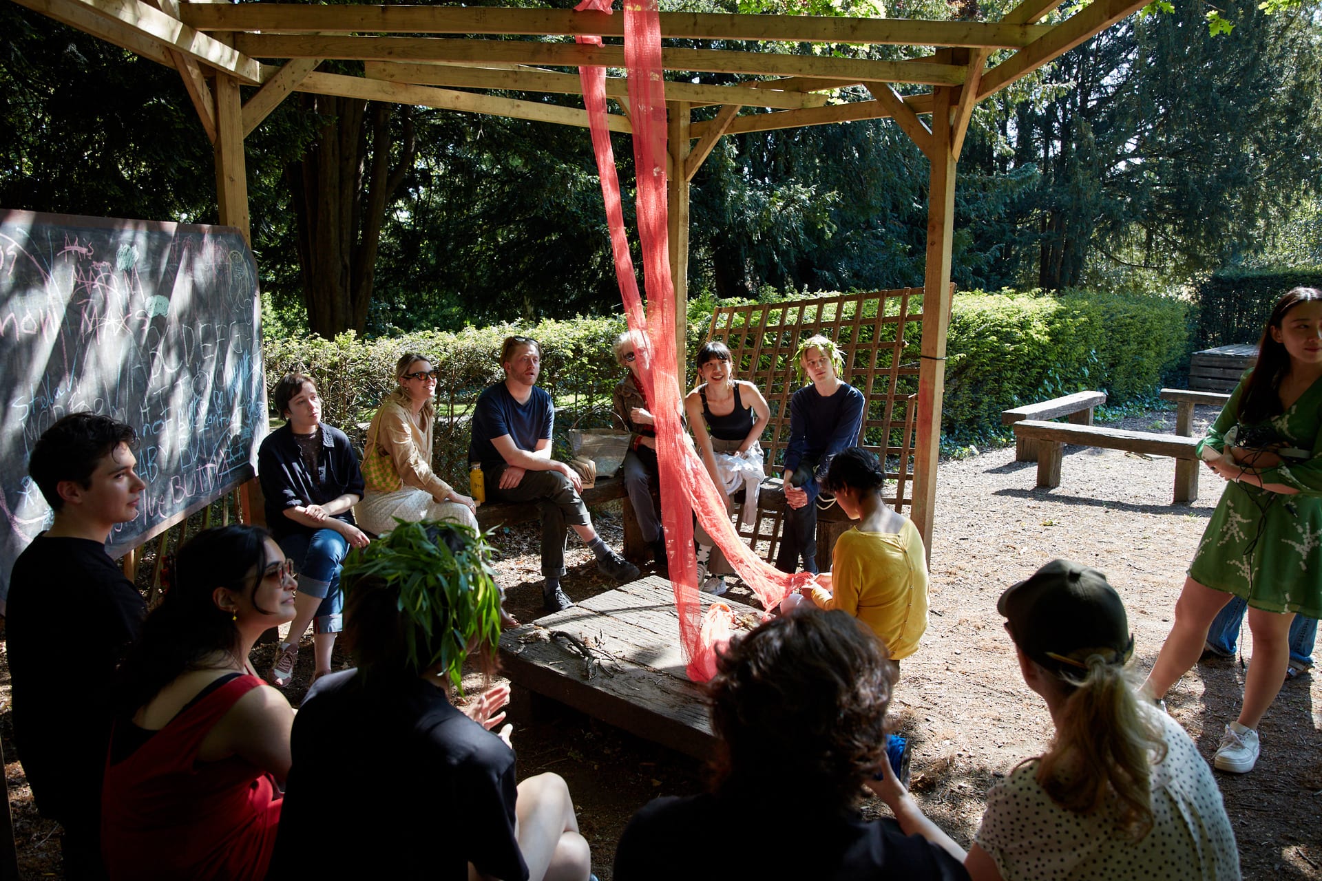  Workshop "Staging Theatricalities in Mundanities" by Serena Huang, 2022. Photo: Dimitri D'ippoli