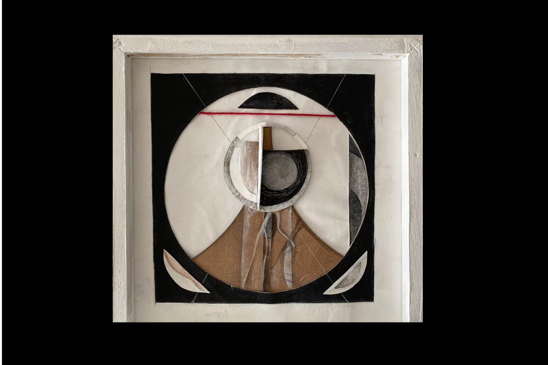 Balance - Gravity and Body Space, wood, painting