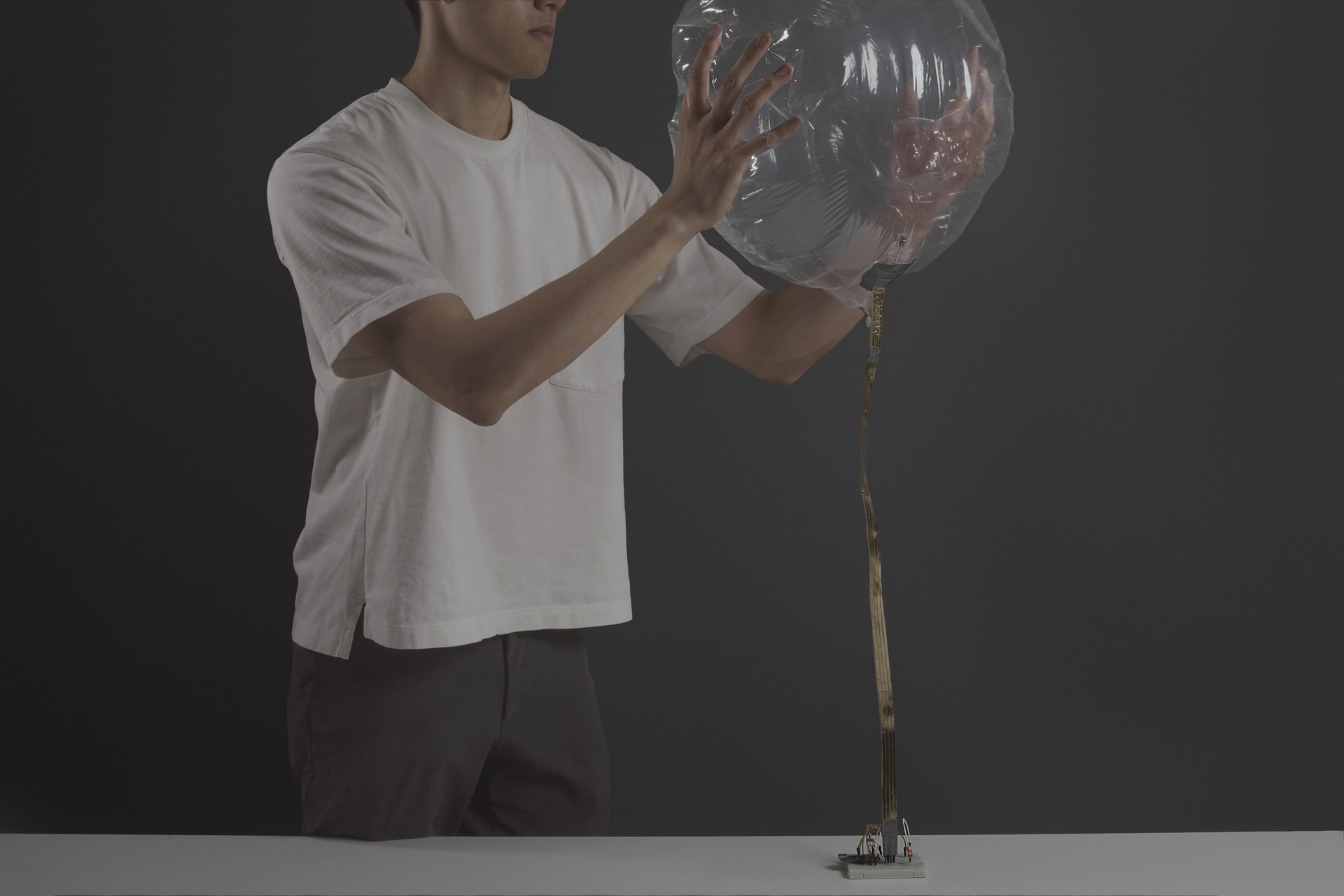 Inflatable Electronics: Balloon , Mixed media