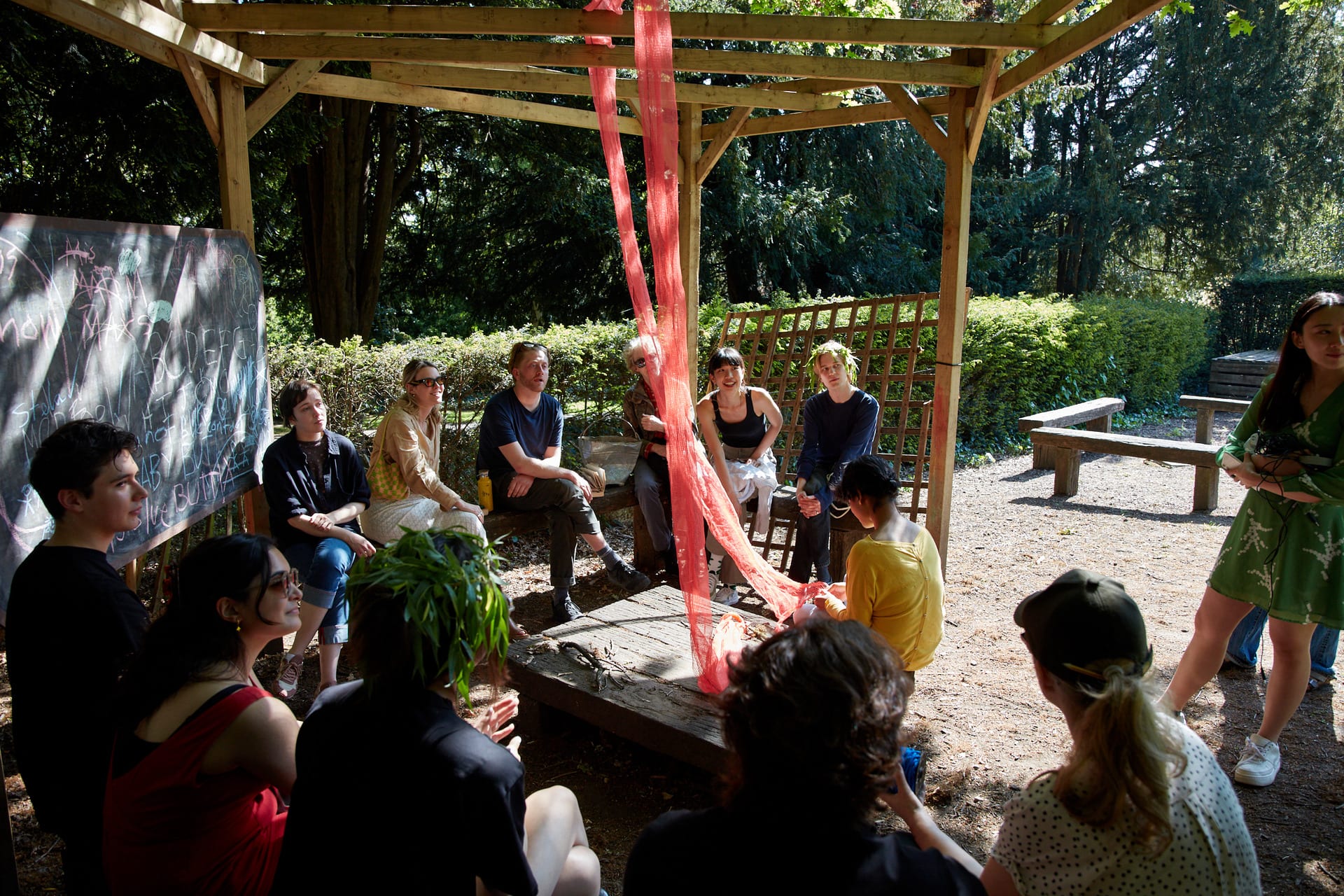 Workshop: Staging Theatricality in Mundanities by Serena Huang. Photo by Dimitri D'ippolito