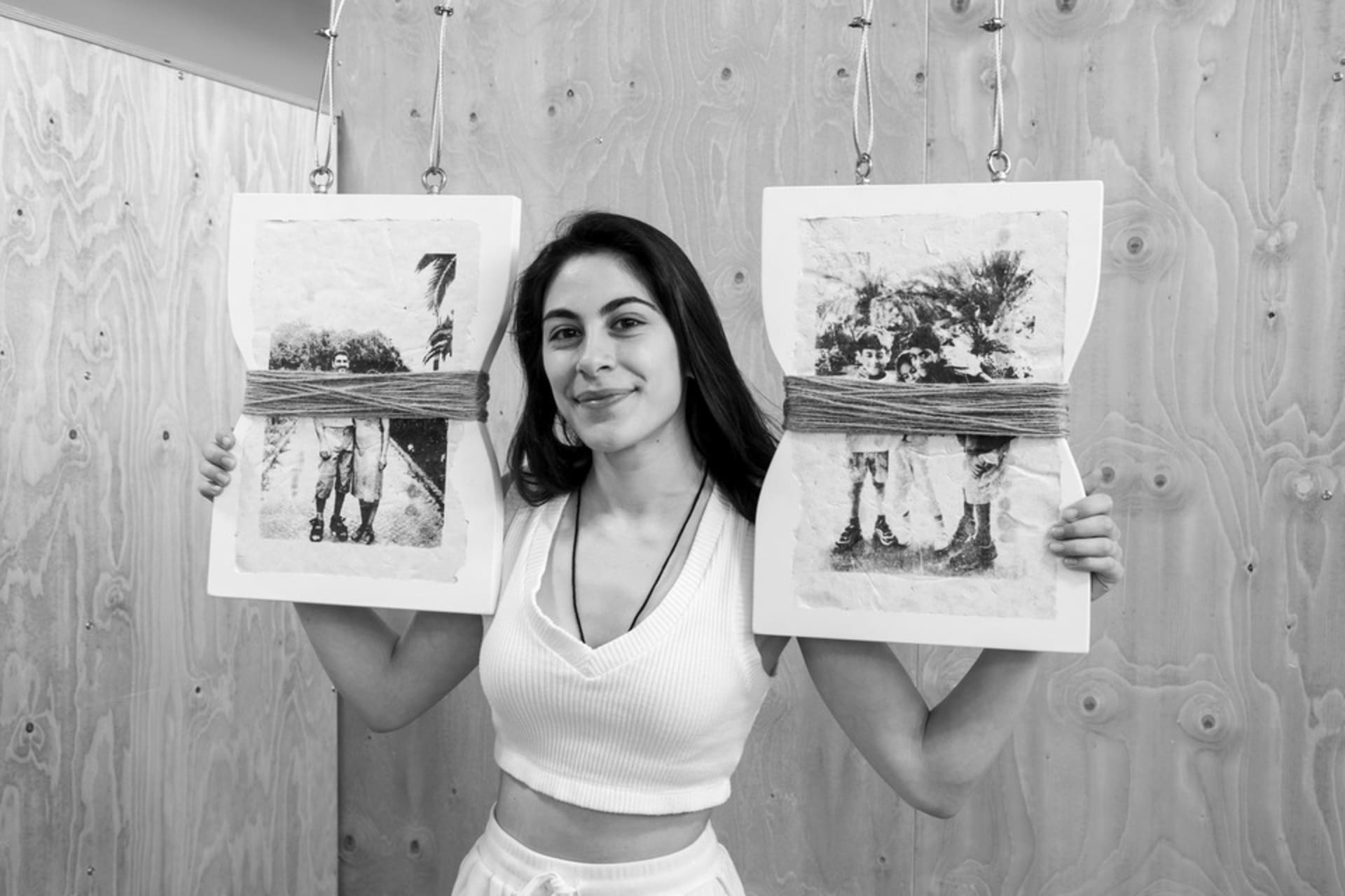 Sara Osman Portrait in RCA's Sculpture Studio, 2023.
