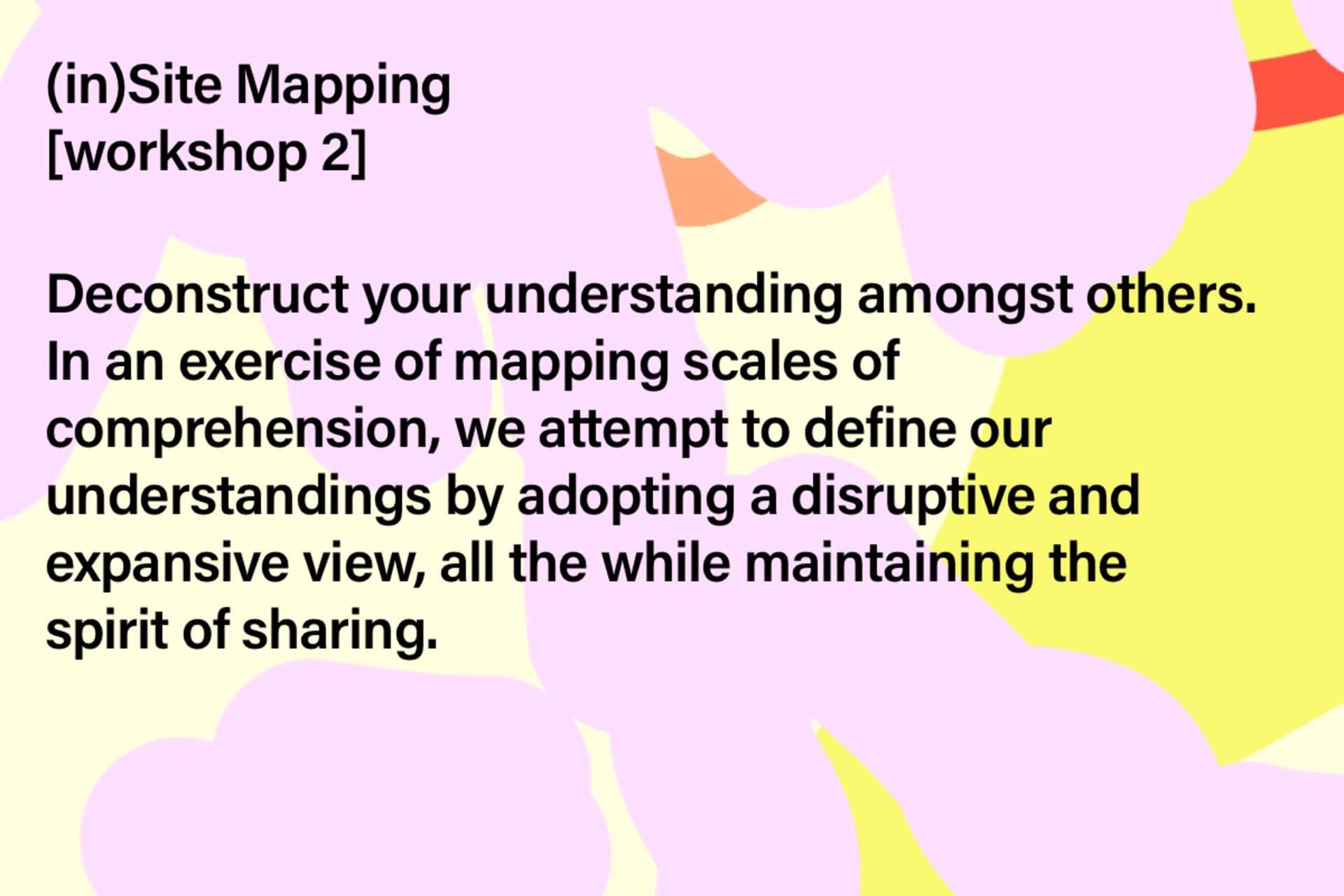  in(Site) Mapping [workshop 2]