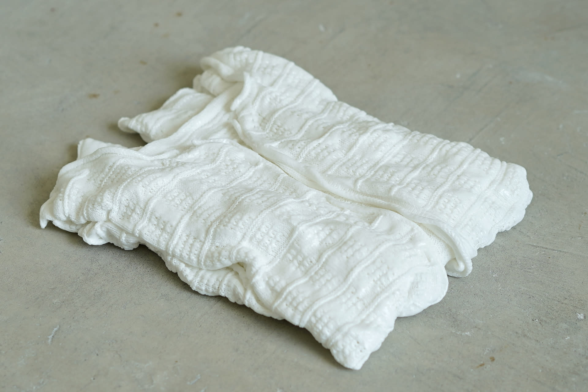 A white porcelain sweater