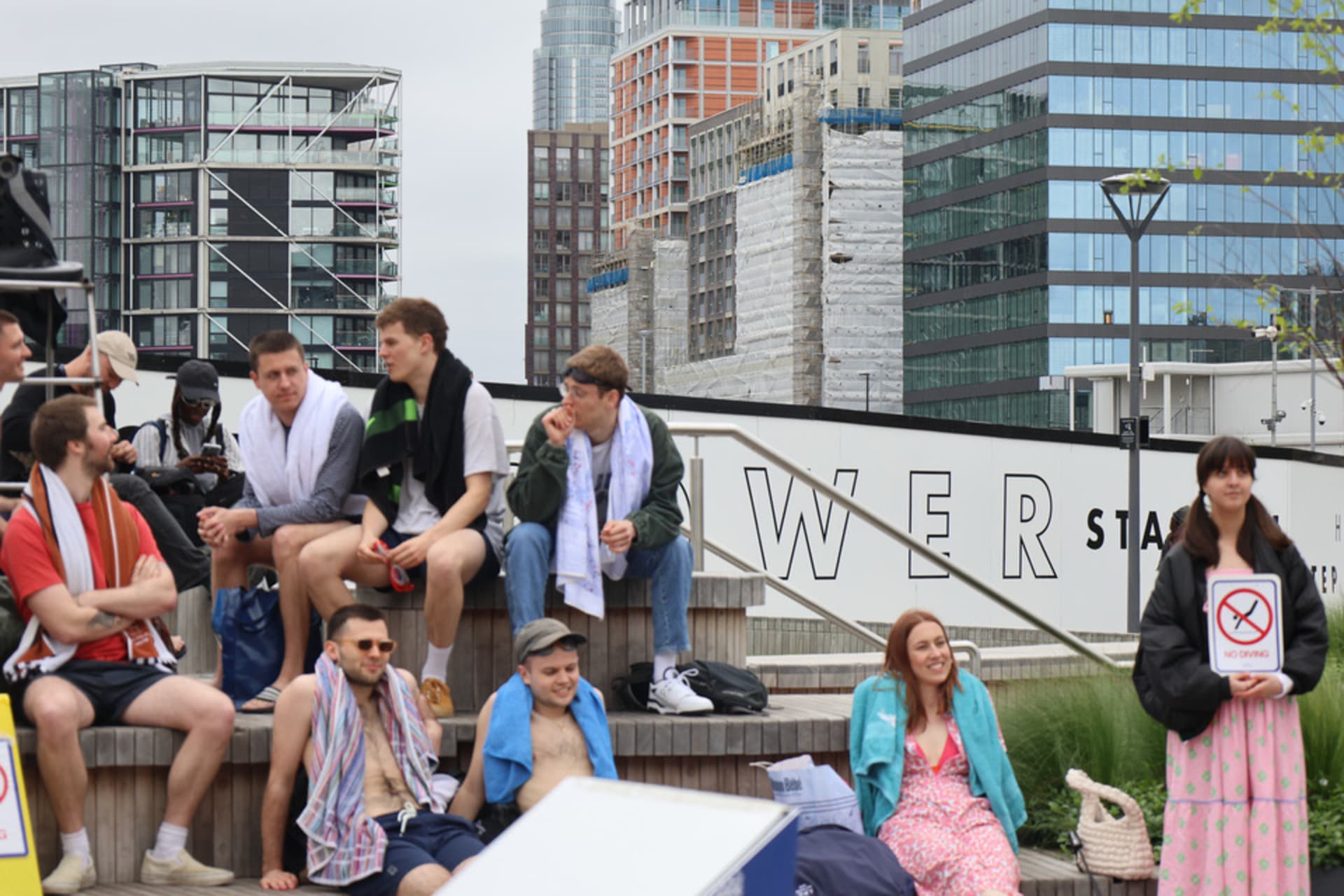 swimmers in nine elms