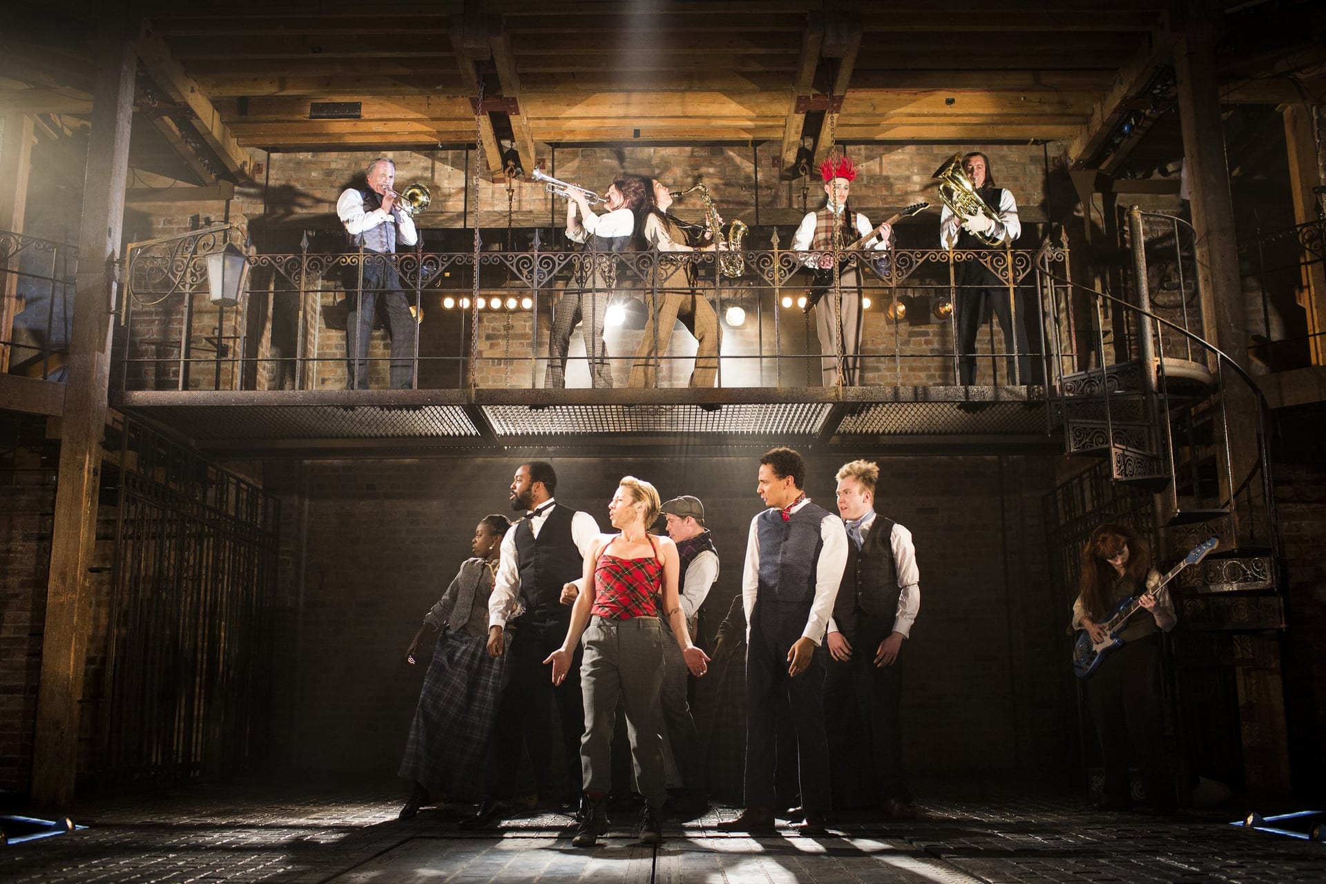 Performers on stage at the RSC's Swan Theatre