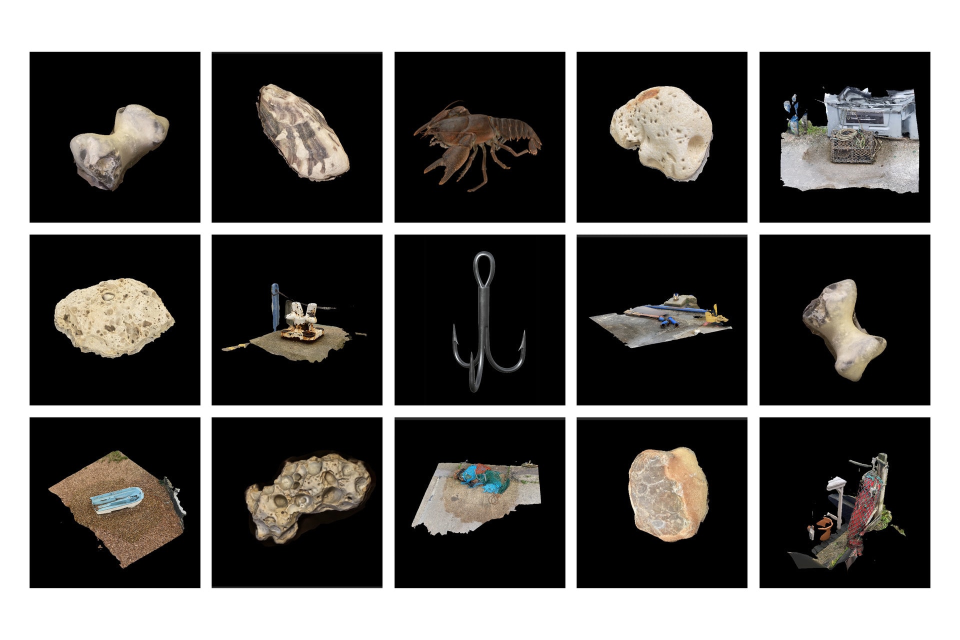 photogrammetry of beach objects and landscapes