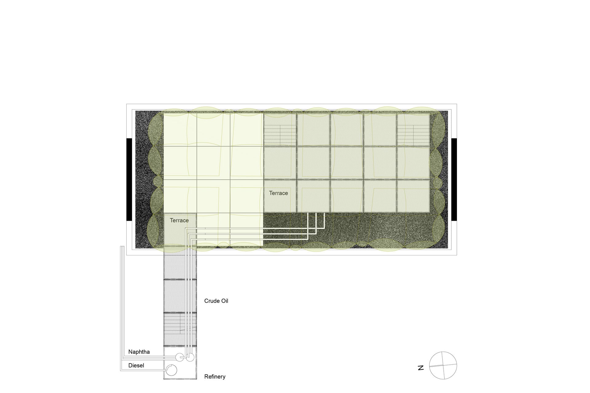 Layout, Inflatable, Frame, Plastic, Recycling Plant