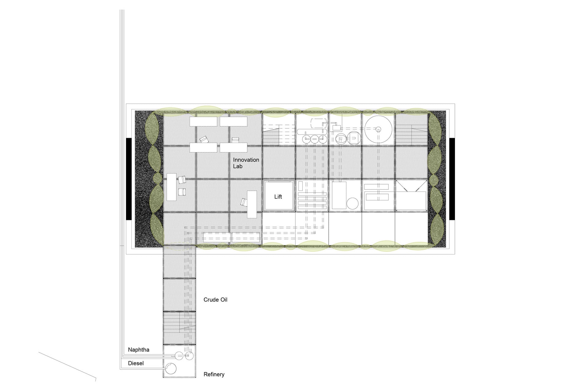 Layout, Inflatable, Frame, Plastic, Recycling Plant