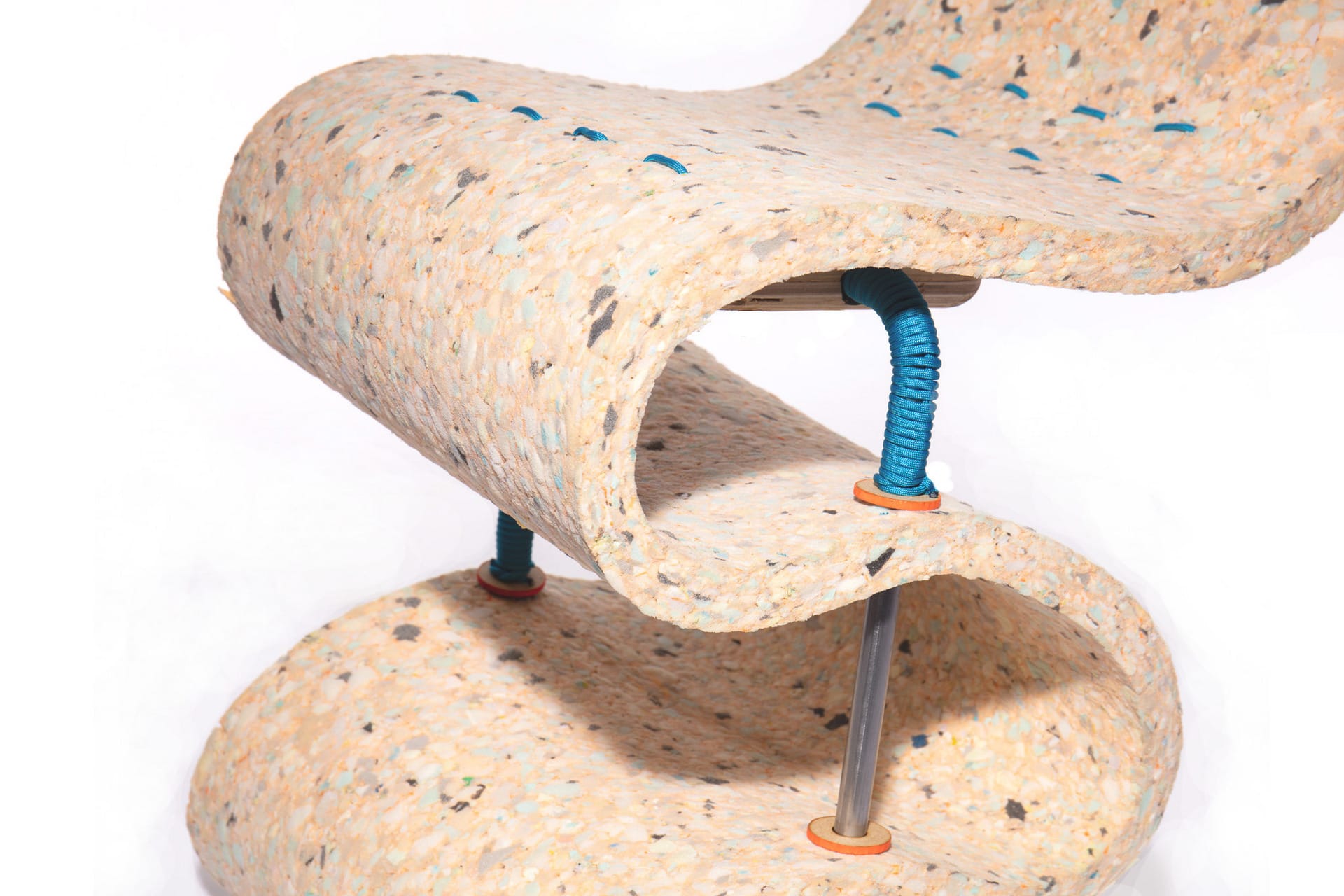 Foam Wiggle Chair, inspired by Gehry's Wiggle Chair