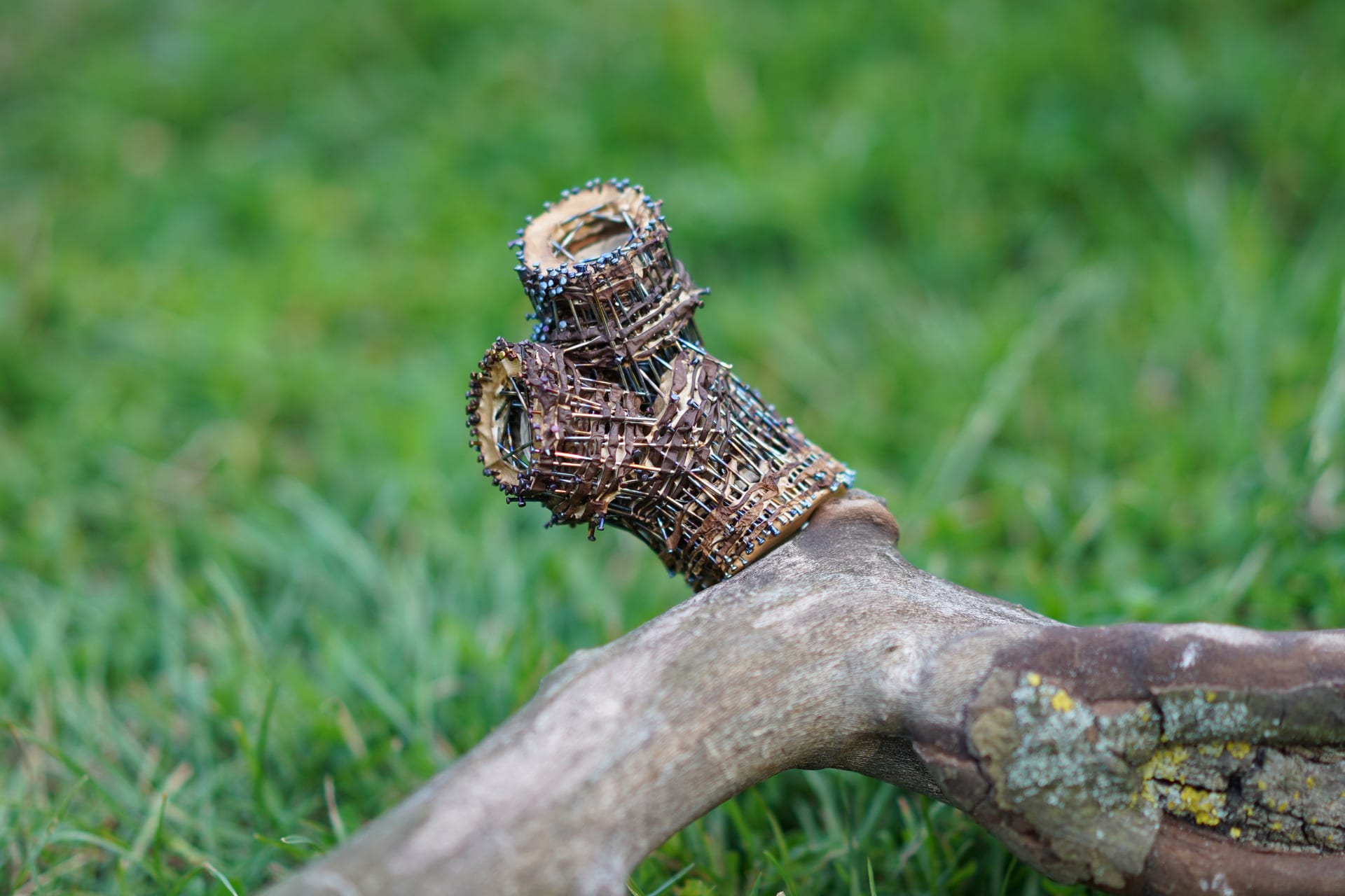 mushroom brooch