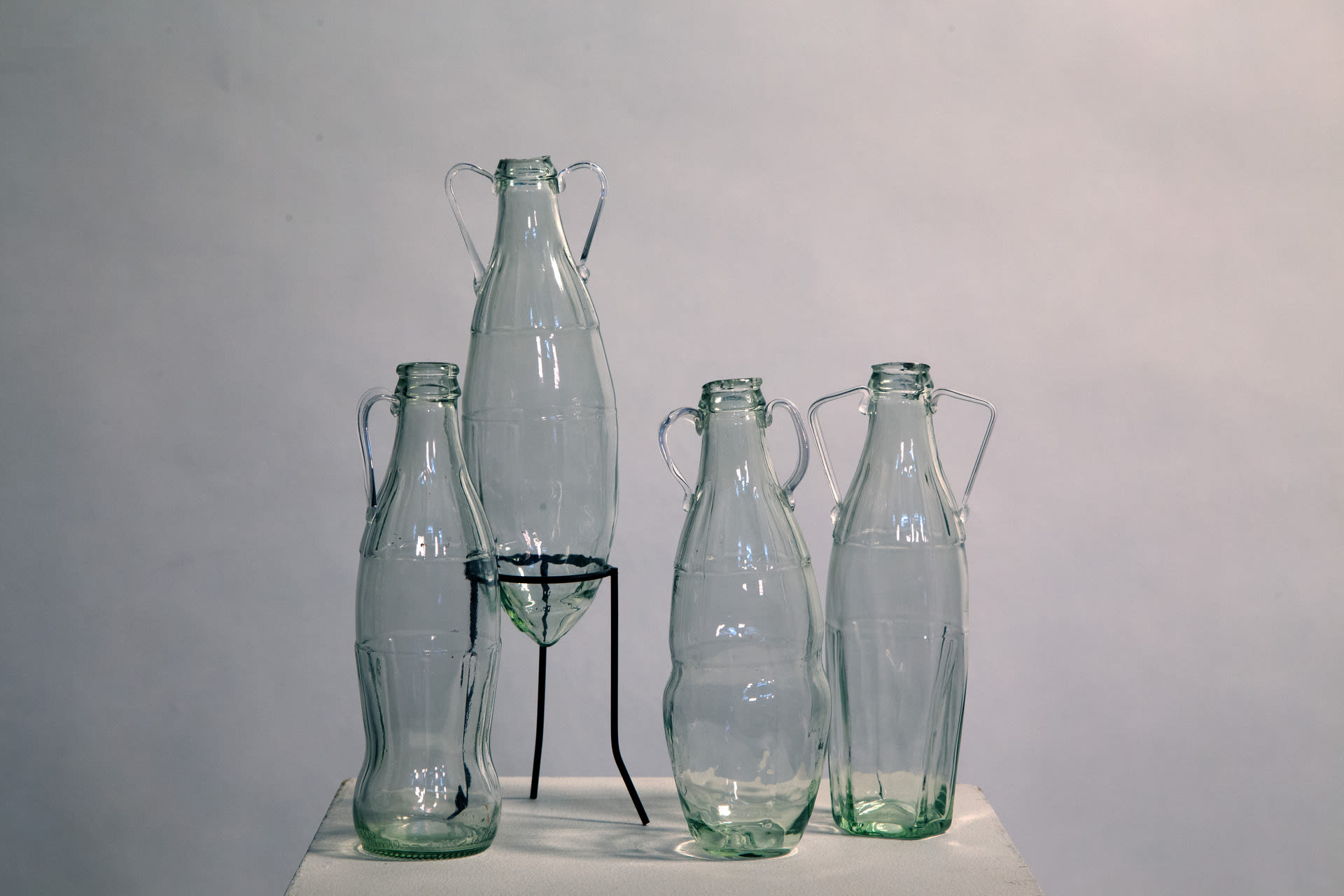 glass bottles