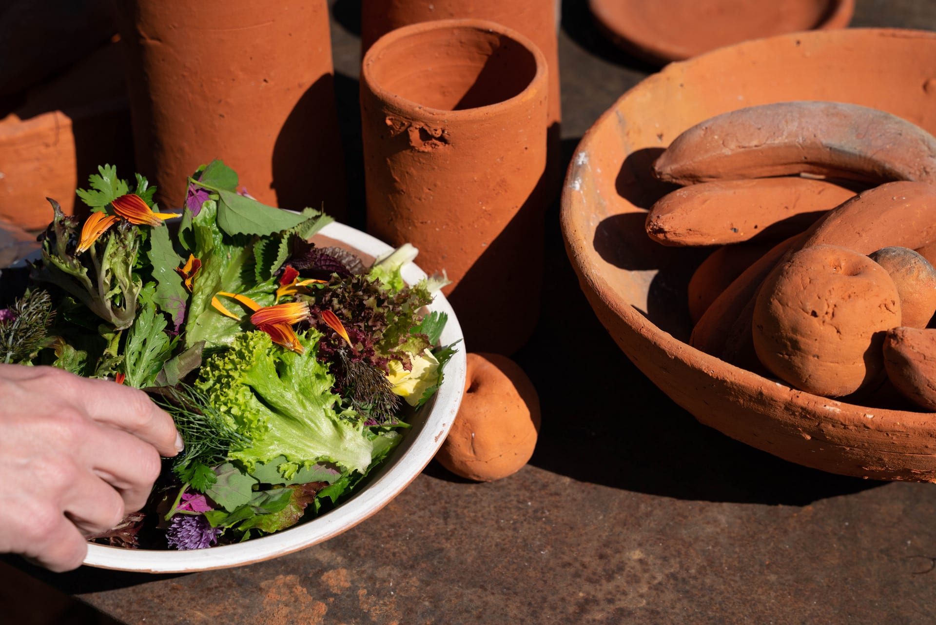 Dining / Conference, Clay and ceramic