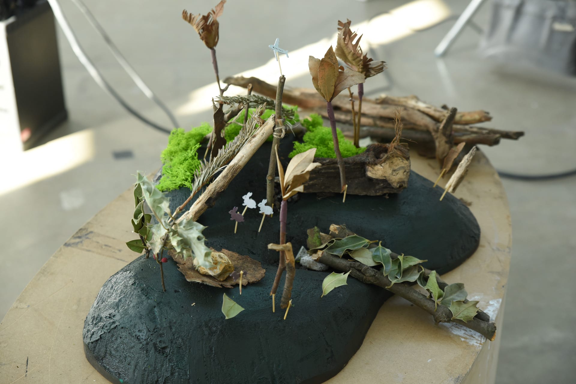 Model with elements added.