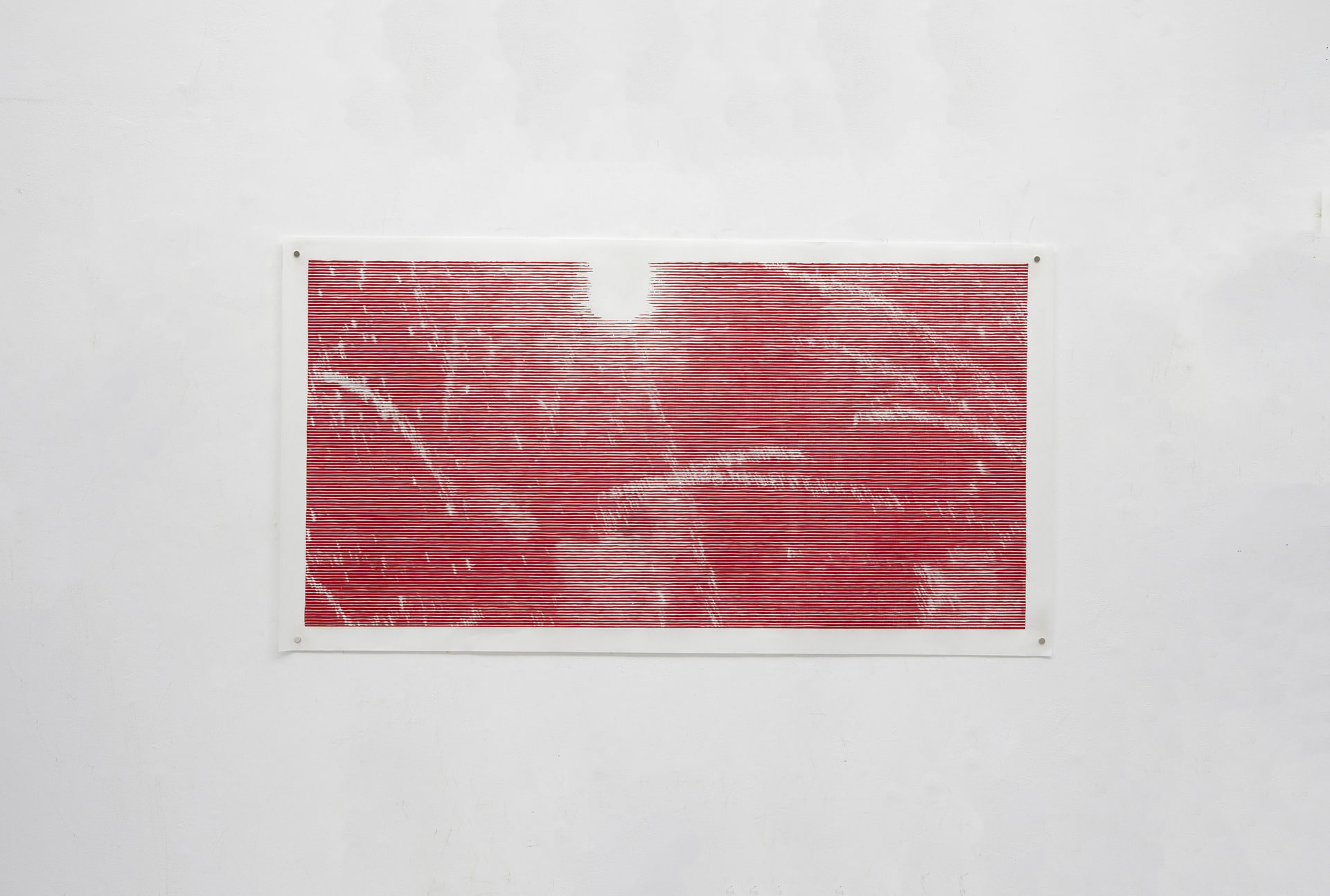 Woodcut, Hand printing with lithography ink on Chinese Xuan paper, 129cm x 69cm