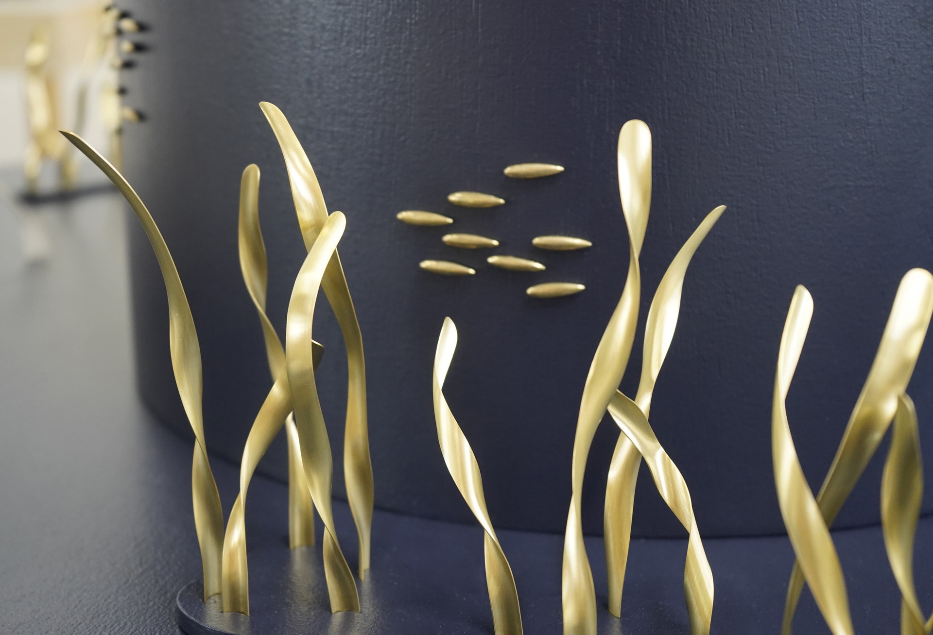 Mangrove Forest, Brass and Sterling Silver