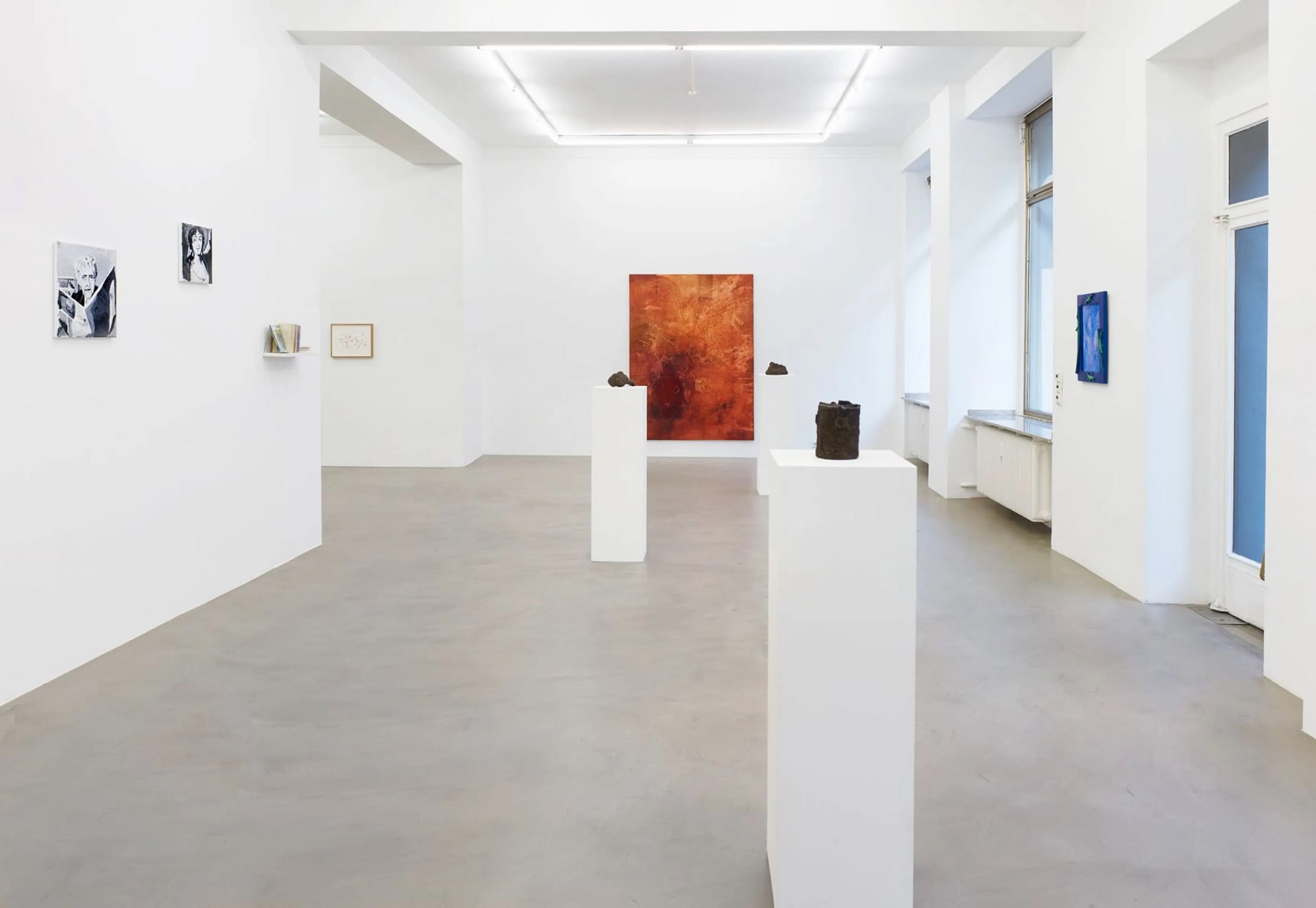 Minh Lan Tran Painting receptacle for Violence Jan Kaps exhibition view